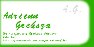 adrienn greksza business card